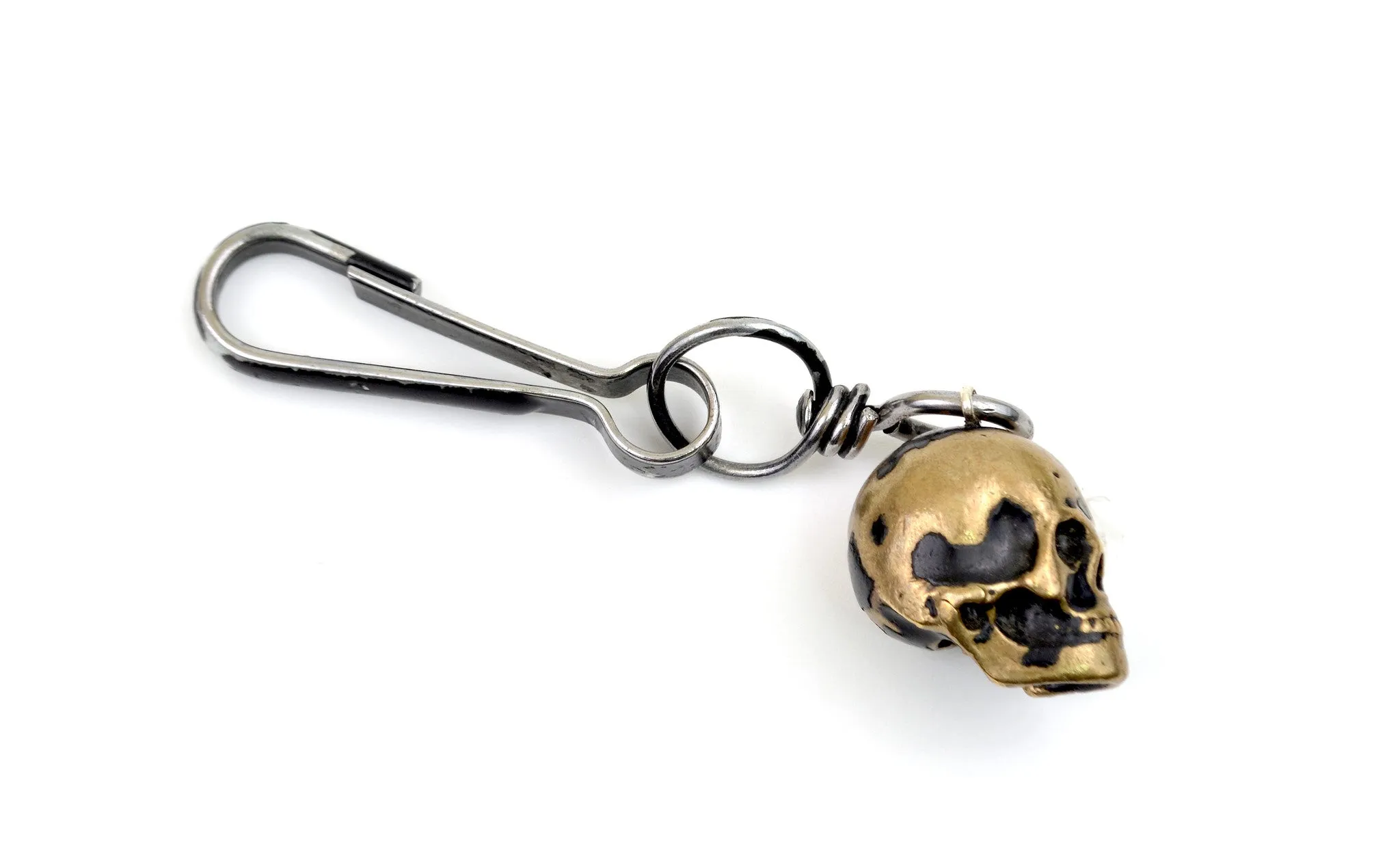 2003 Destroyed Painted Skull Keychain