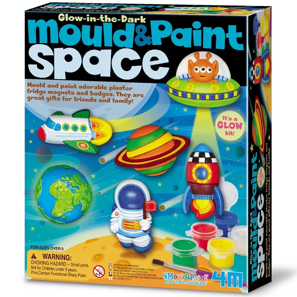 4M Great Gizmo Glow Space Mould & Paint