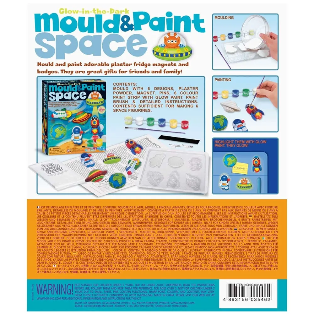 4M Great Gizmo Glow Space Mould & Paint