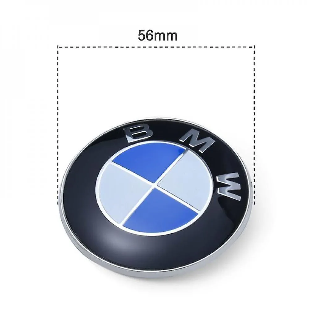 4pcs Bmw Logo 56mm Wheel Center Hub Cover Rim Emblem Blue White Rims Badge - Auto Accessory