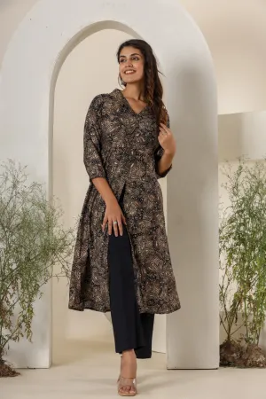 A line Kurti & Pant Set