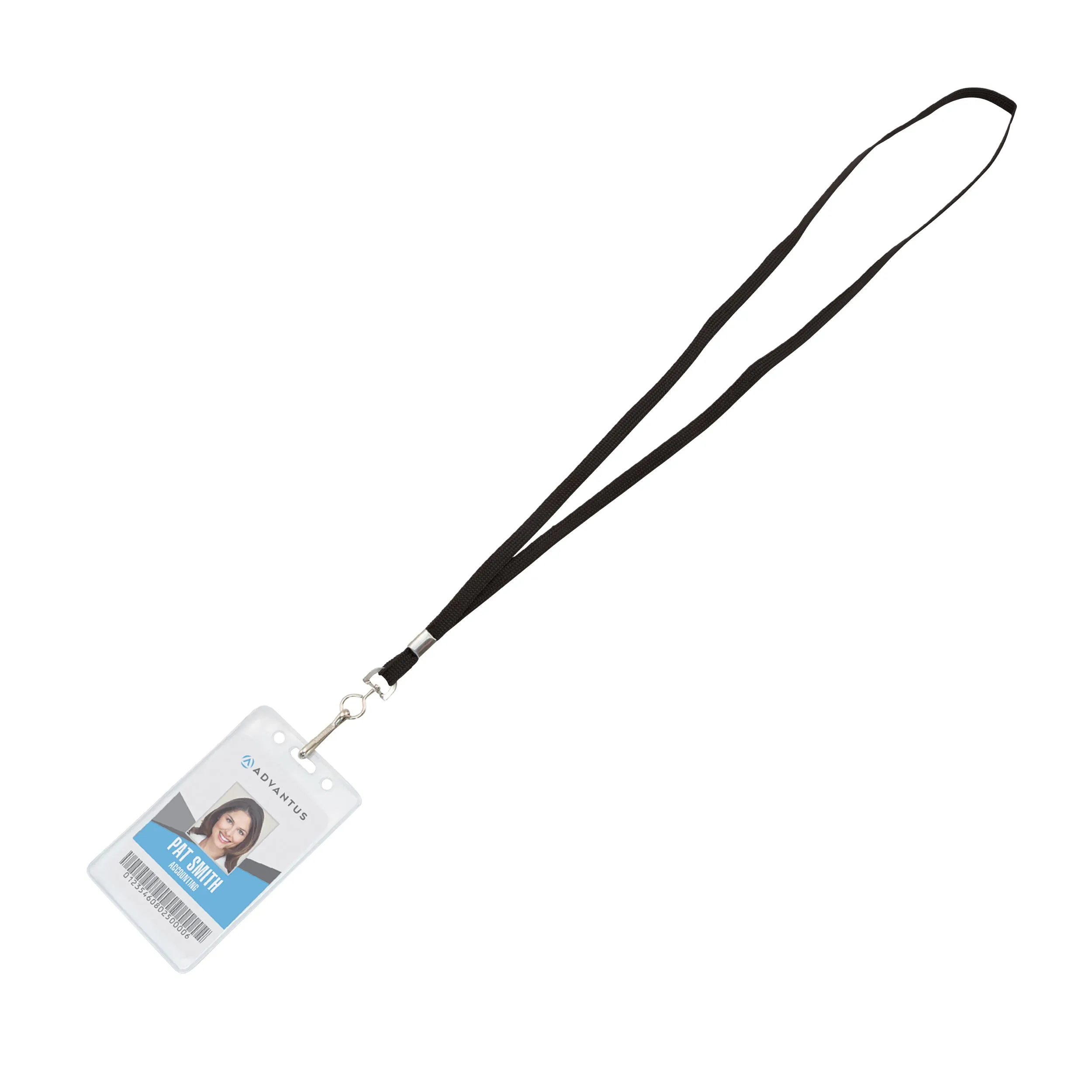 Advantus Deluxe Lanyard with J Hook, 24/BX