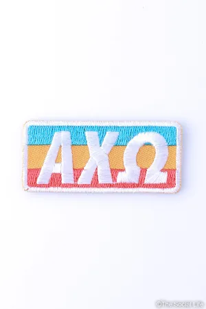 Alpha Chi Omega Retro Peel-n-Stick Badge