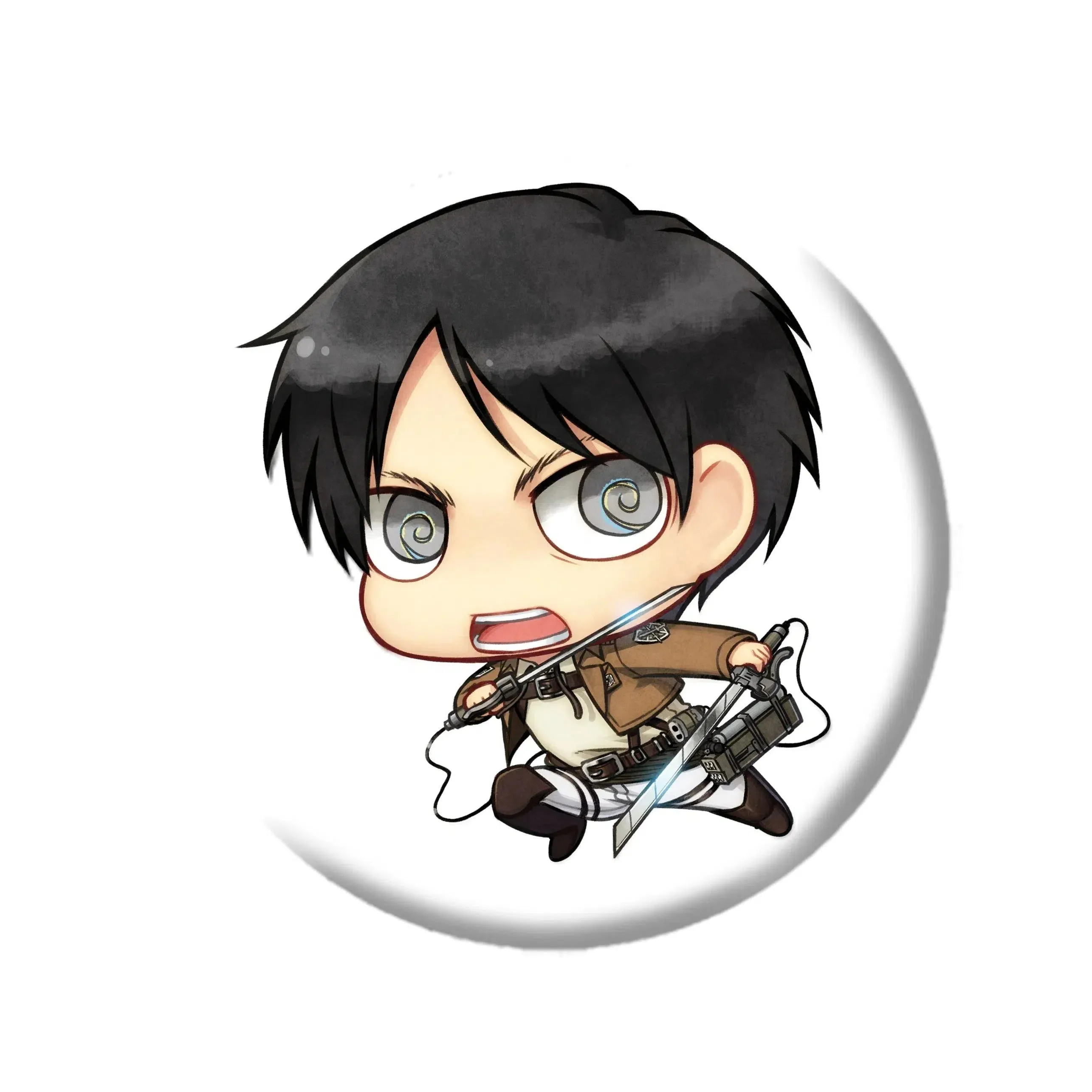 Attack on Titan [Season 1] - Chibi Characters & Titans Pin Badge Pack - ABYstyle