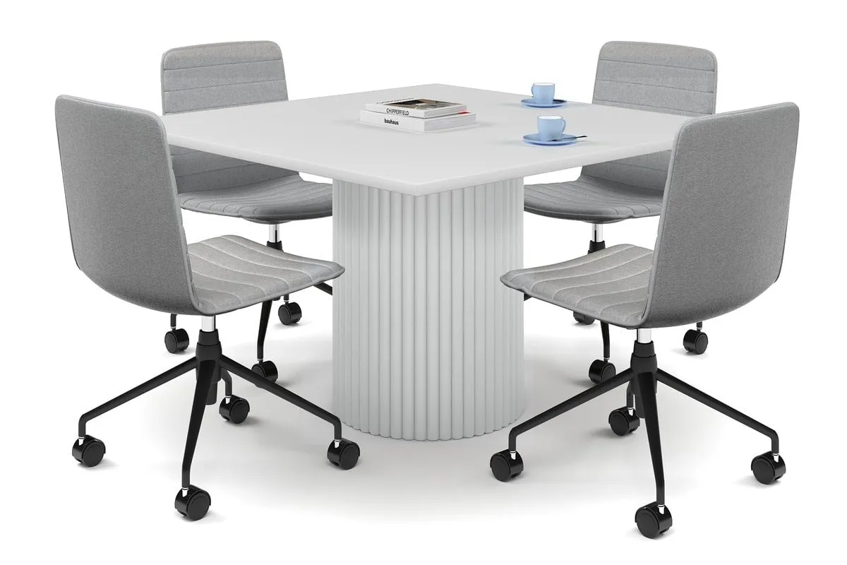 Baobab Circular Base Boardroom Rectangle Table [1200L x 1200W]