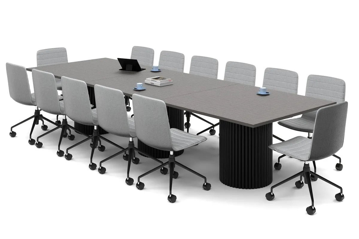 Baobab Circular Base Boardroom Rectangle Table [3600L x 1200W]