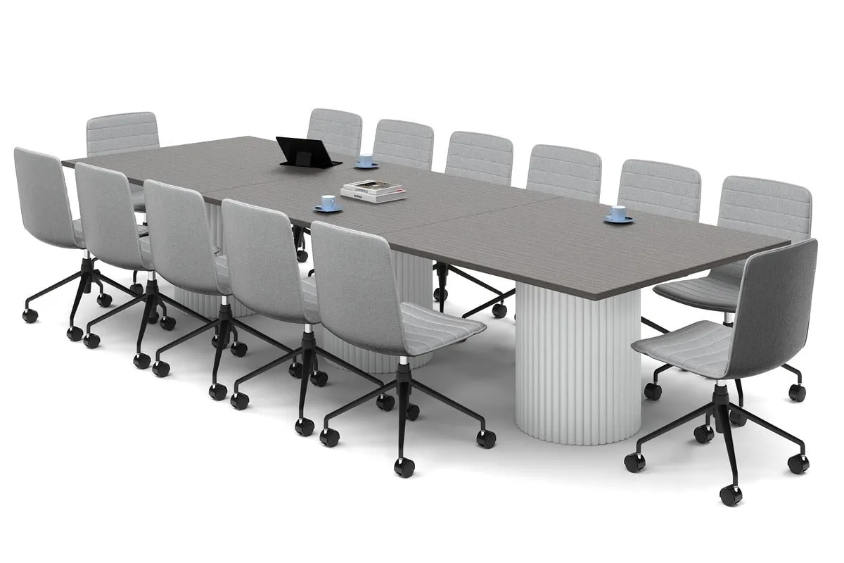 Baobab Circular Base Boardroom Rectangle Table [3600L x 1200W]