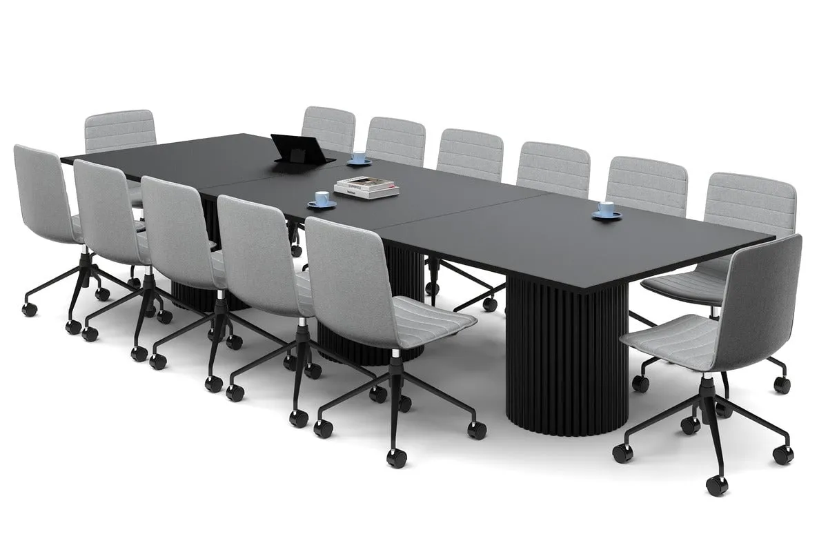 Baobab Circular Base Boardroom Rectangle Table [3600L x 1200W]