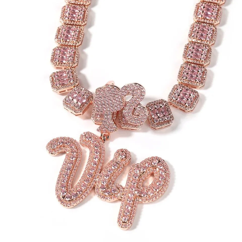 Barbie Baguette Name Necklace