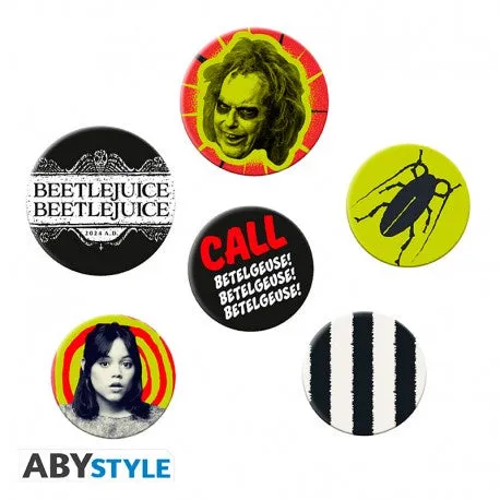 BEETLEJUICE - Badge Pack - Beetlejuice Beetlejuice