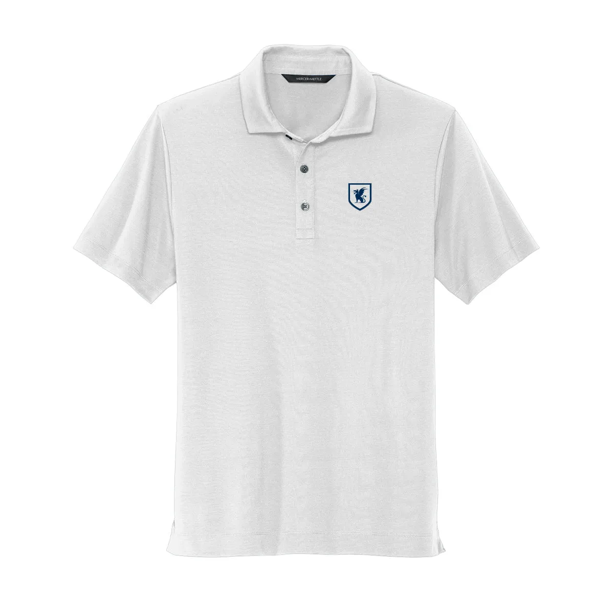 Beta White Badge Polo