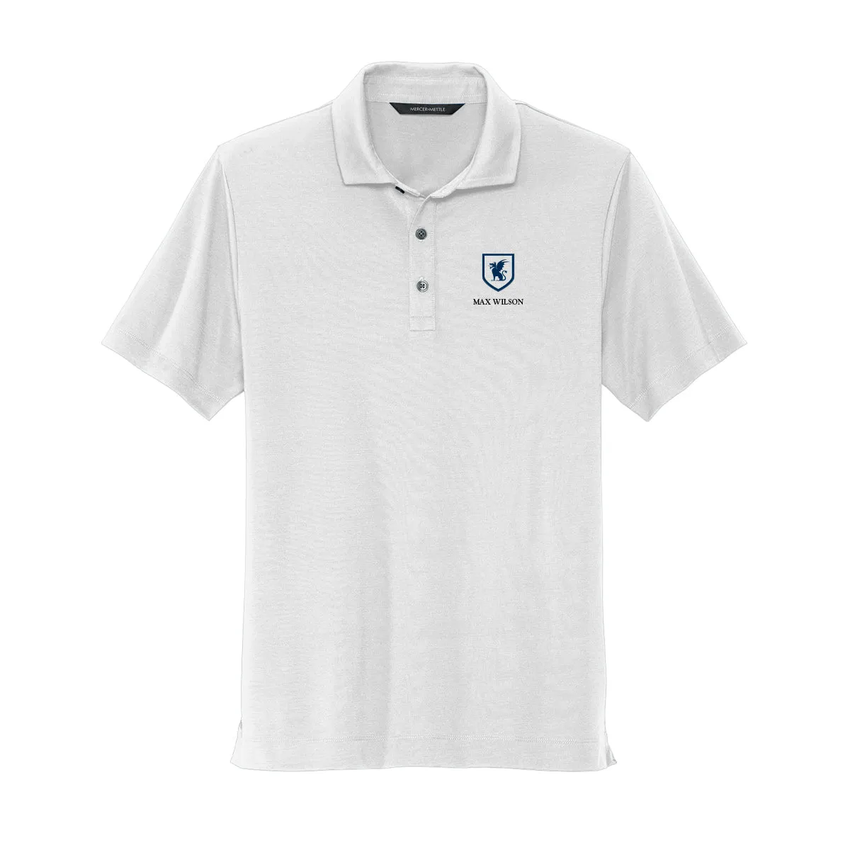 Beta White Badge Polo