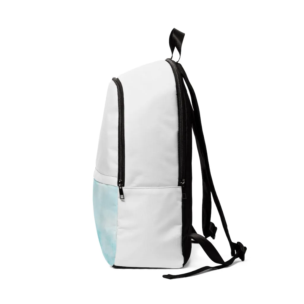 Blue Clouds Unisex Fabric Backpack