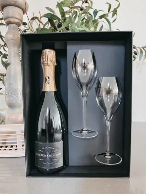 Brian Pistorius: Champagne   Glass Gift Set