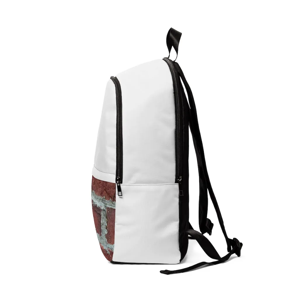 Bricks Unisex Fabric Backpack