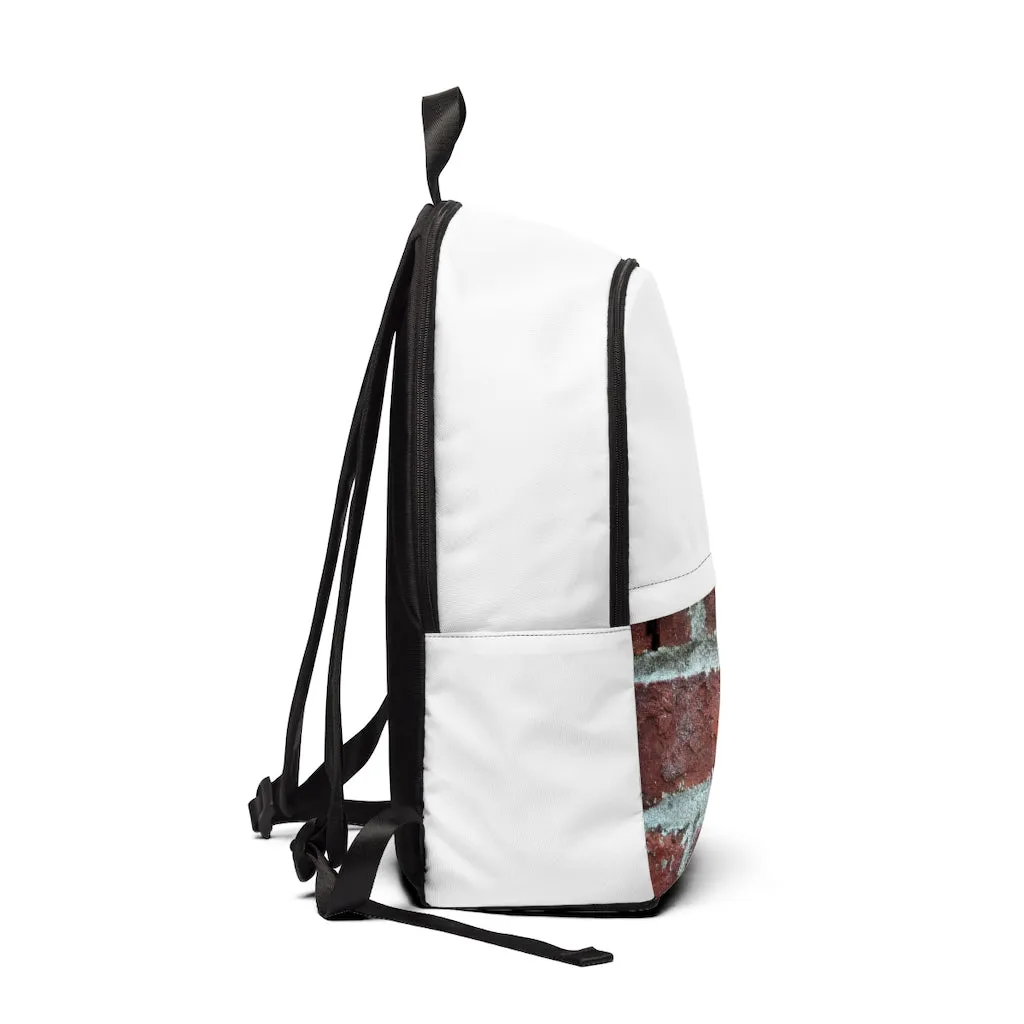 Bricks Unisex Fabric Backpack