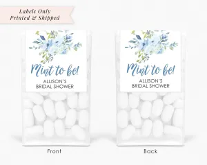 Bridal Shower Favors Tic Tac Labels Mint To Be, Wedding Favors, Mint Party Favors, Engagement Party Favors - Set of 24 Labels