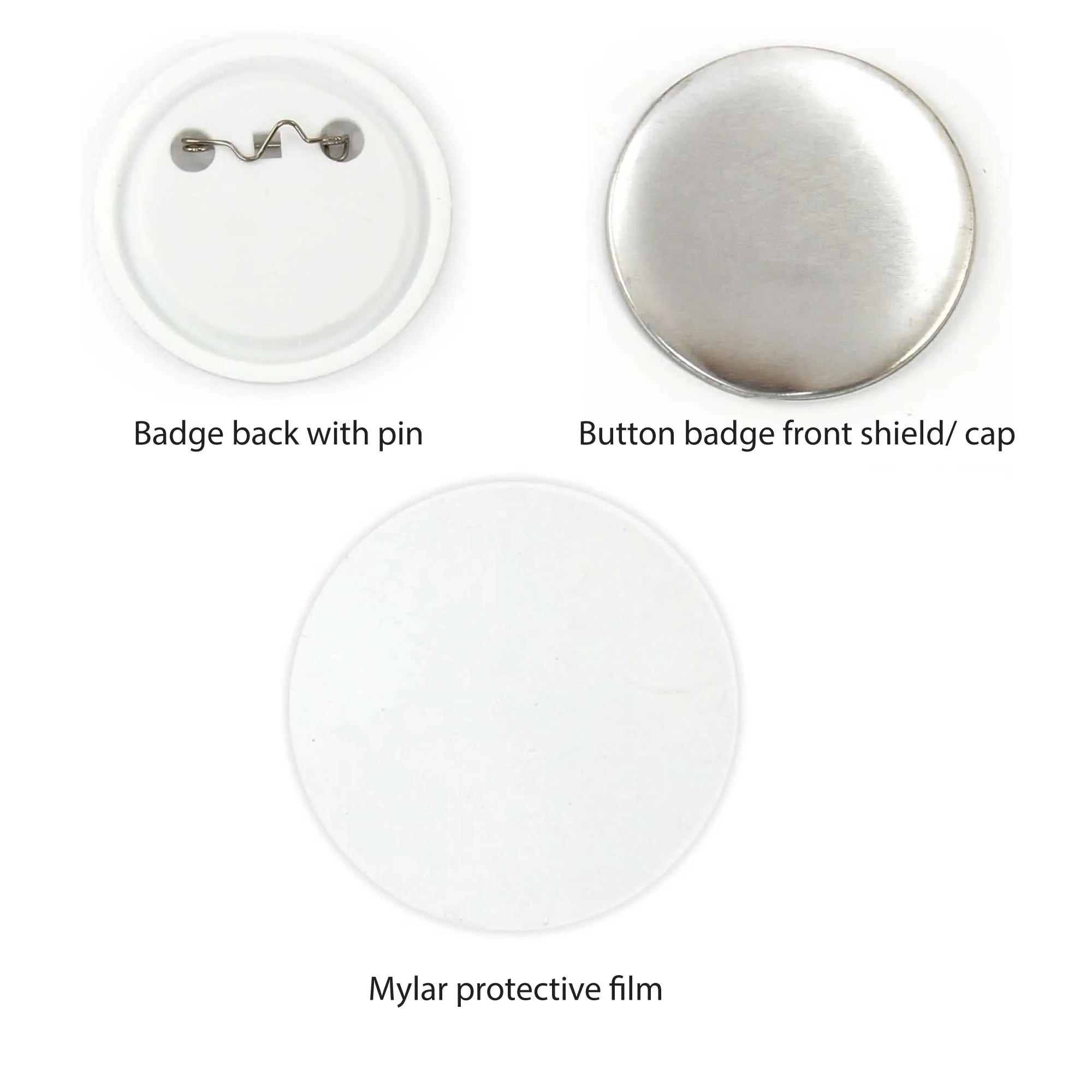 Button Badge 25mm Mould   500x 25mm Badges - Craft DIY Hobby