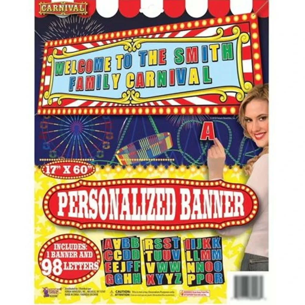 Carnival Personalized Banner