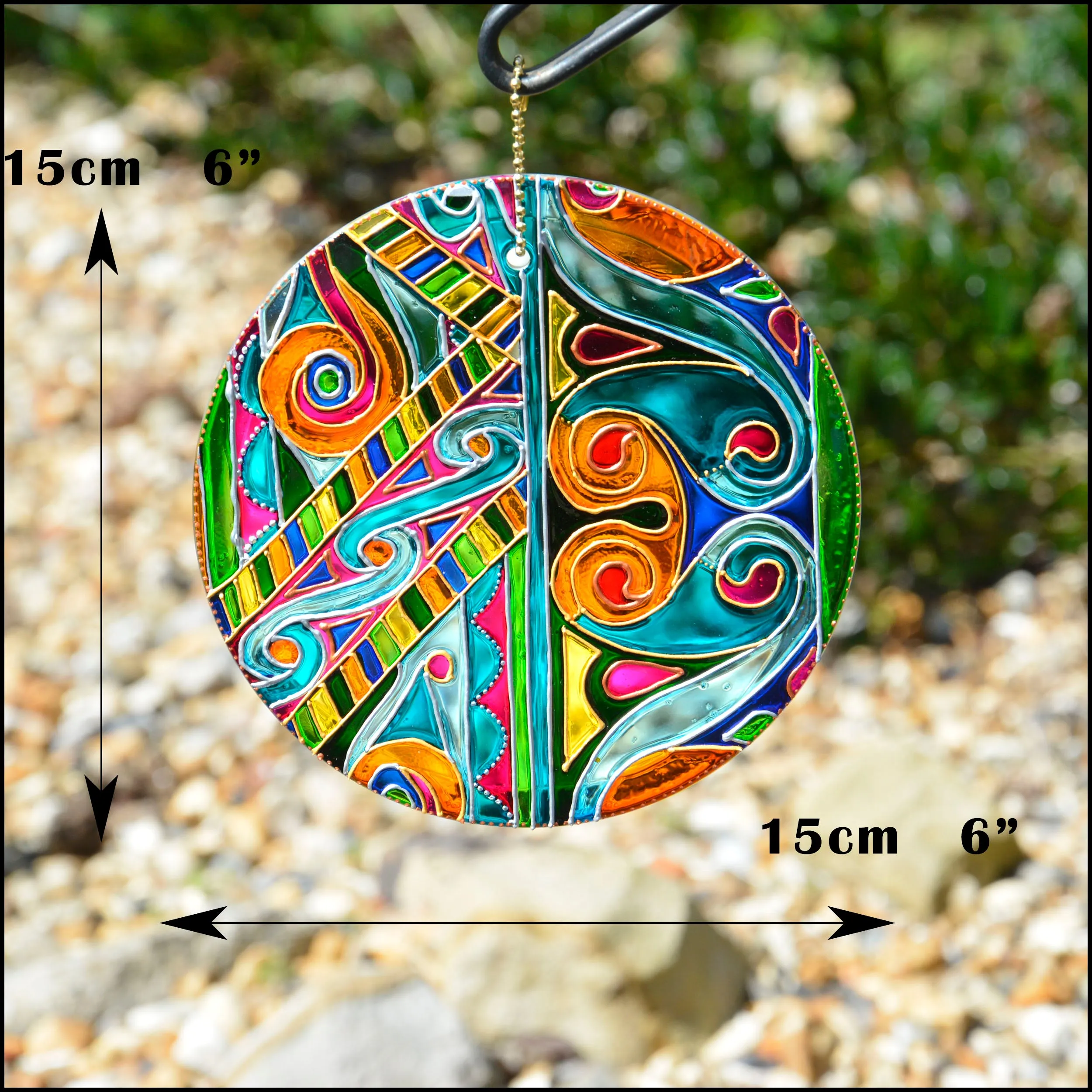 Celtic Knots Multi Colour Suncatcher