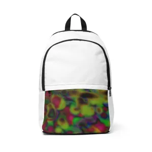 Colorful Cloud Painting Unisex Fabric Backpack