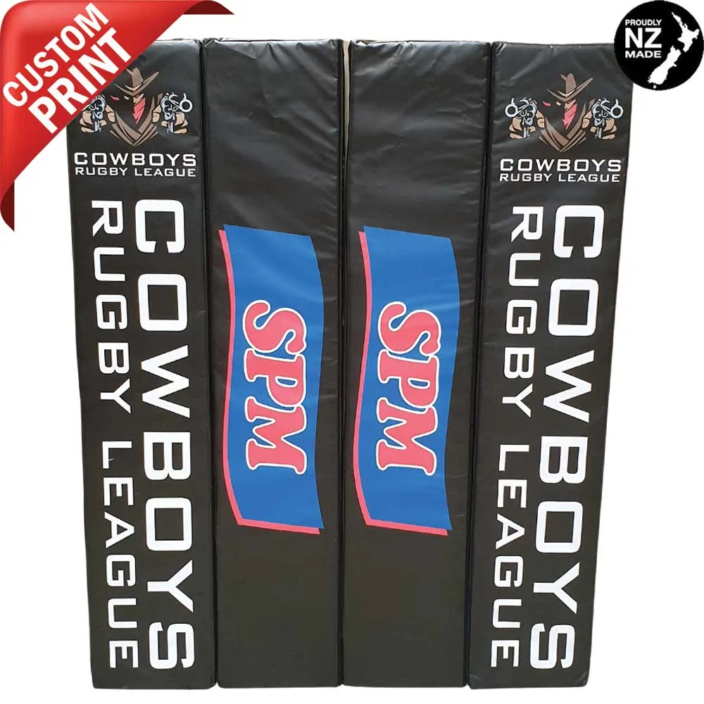 Corporate Branded Rugby Goal Post Pads