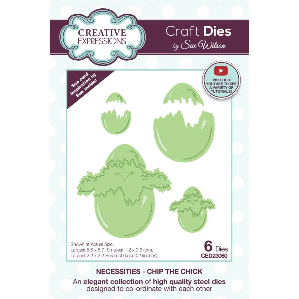 Creative Expressions Craft Dies By Sue Wilson Necessities - Chip The Chick*