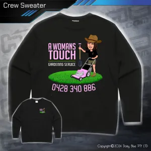 Crew Sweater - A Womans Touch Gardening Service