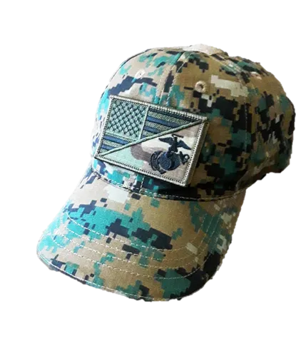 Custom Marine Corps/Flag Cap