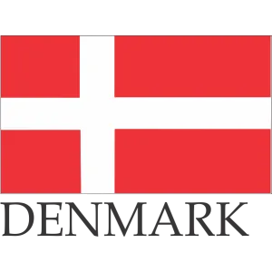 Denmark Embroidered Flag Badge