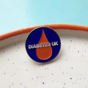 Droplet Diabetes UK Round Badge (INT)