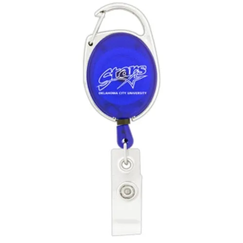 Econo Retractable Badge Holder with Carabineer Clip