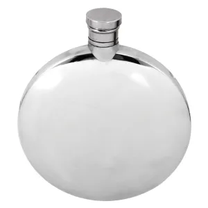 Ellipse Pewter Hip Flask