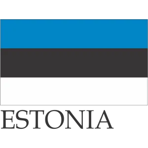 Estonia Embroidered Badge