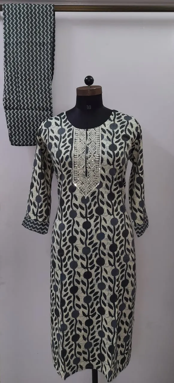 Fancy Kurti Set With Dupatta