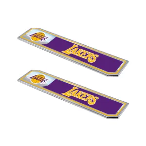 Fanmats Los Angeles Lakers Embossed Truck Emblem 2pk