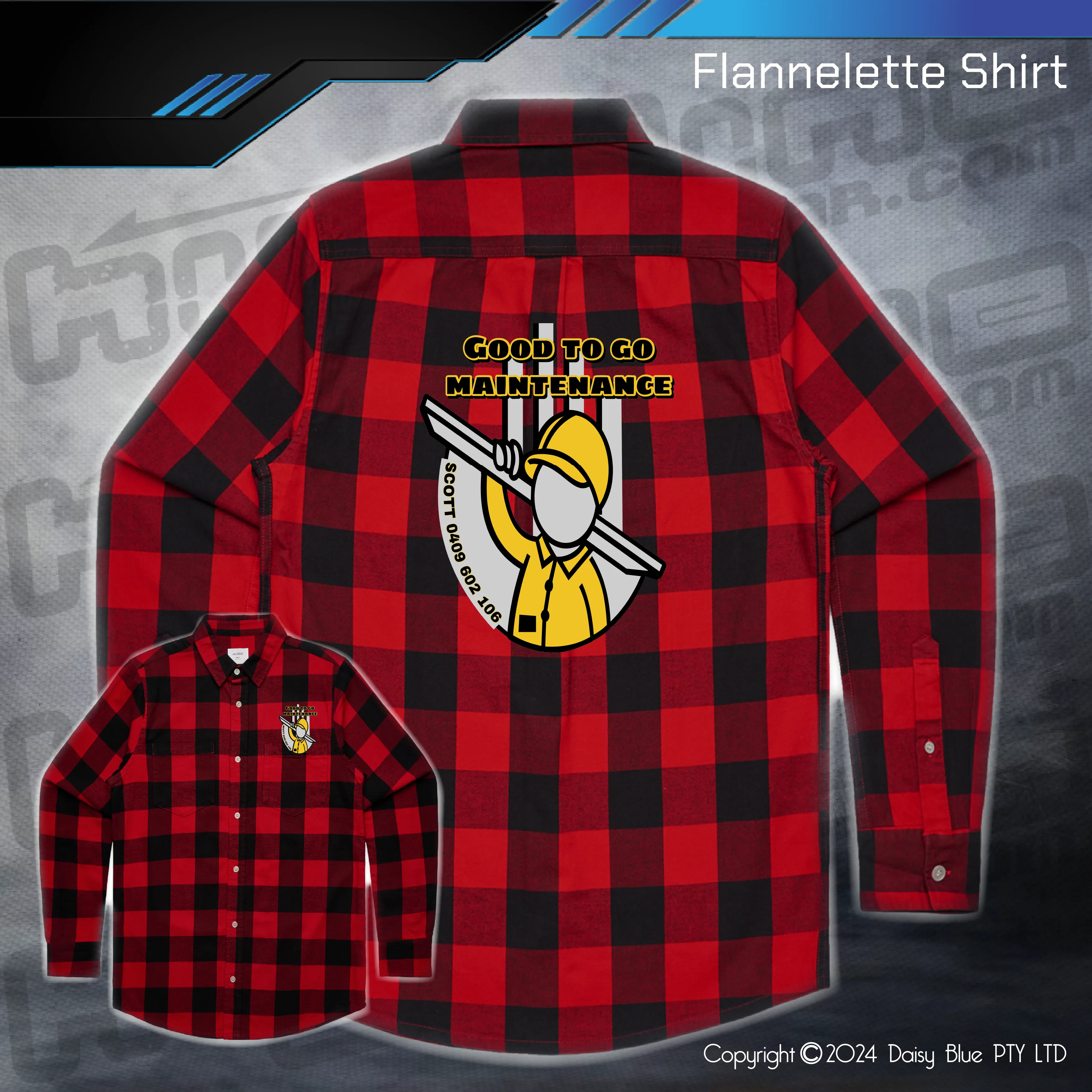 Flannelette Shirt - Good to Go Maintenance