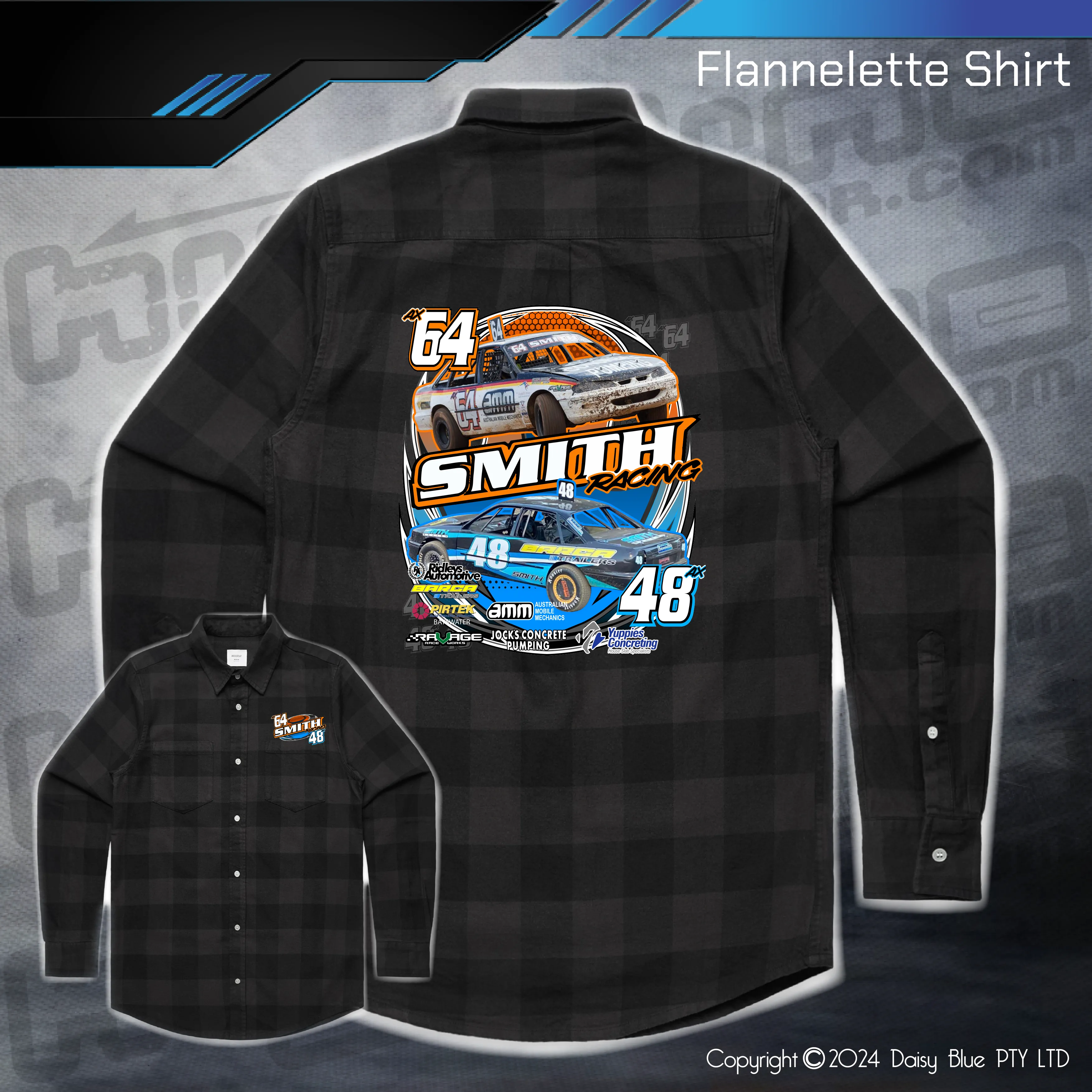 Flannelette Shirt - Smith Racing