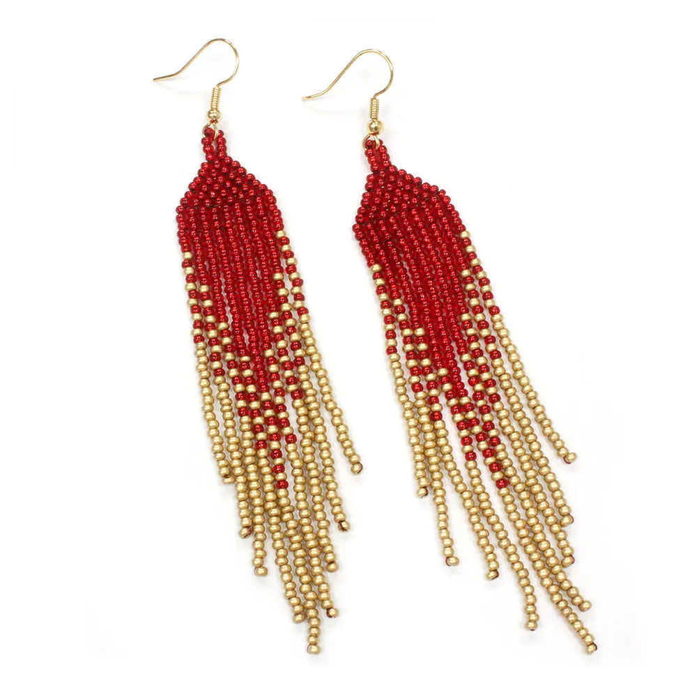 Fringe Earrings Ruby Kit