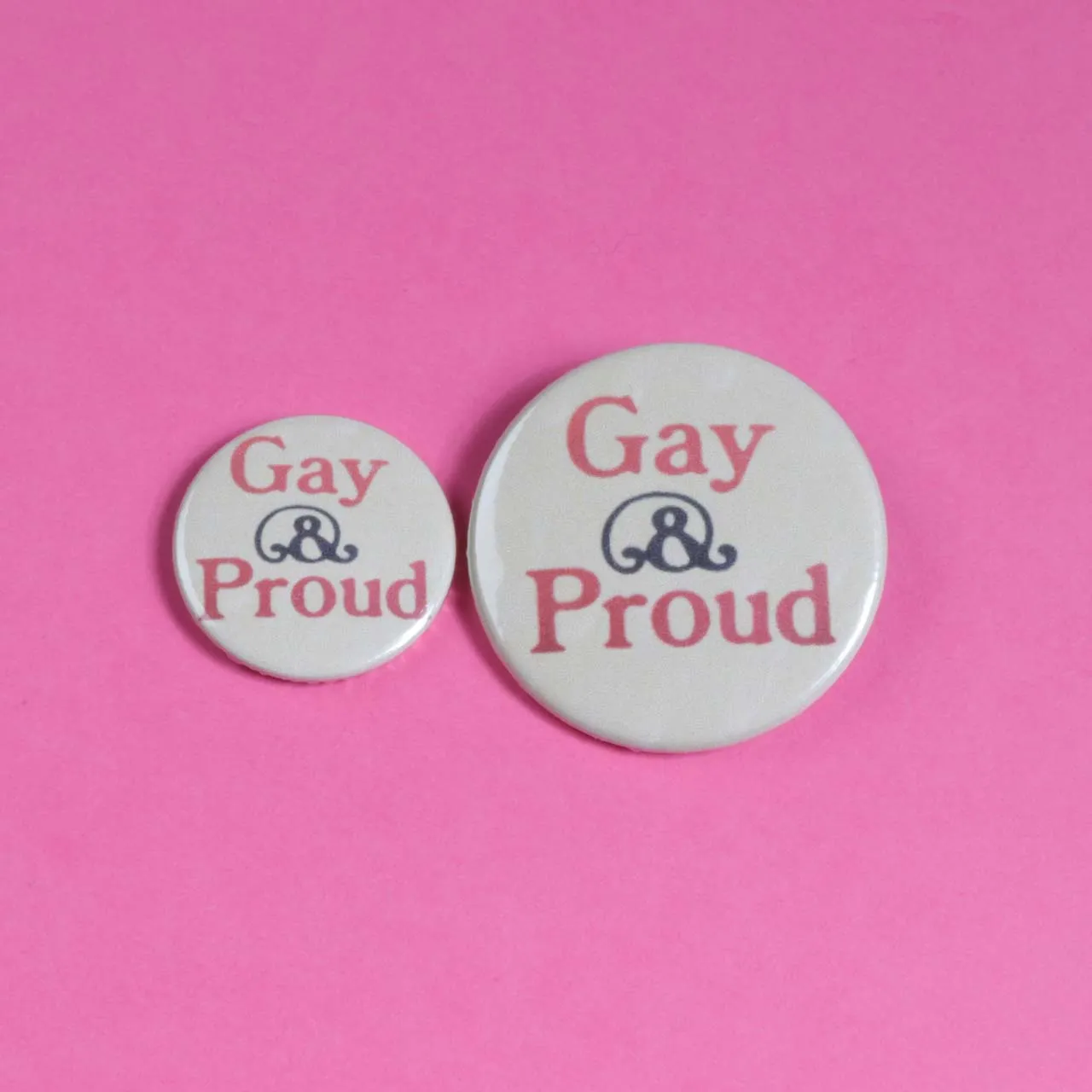 Gay & Proud Badge