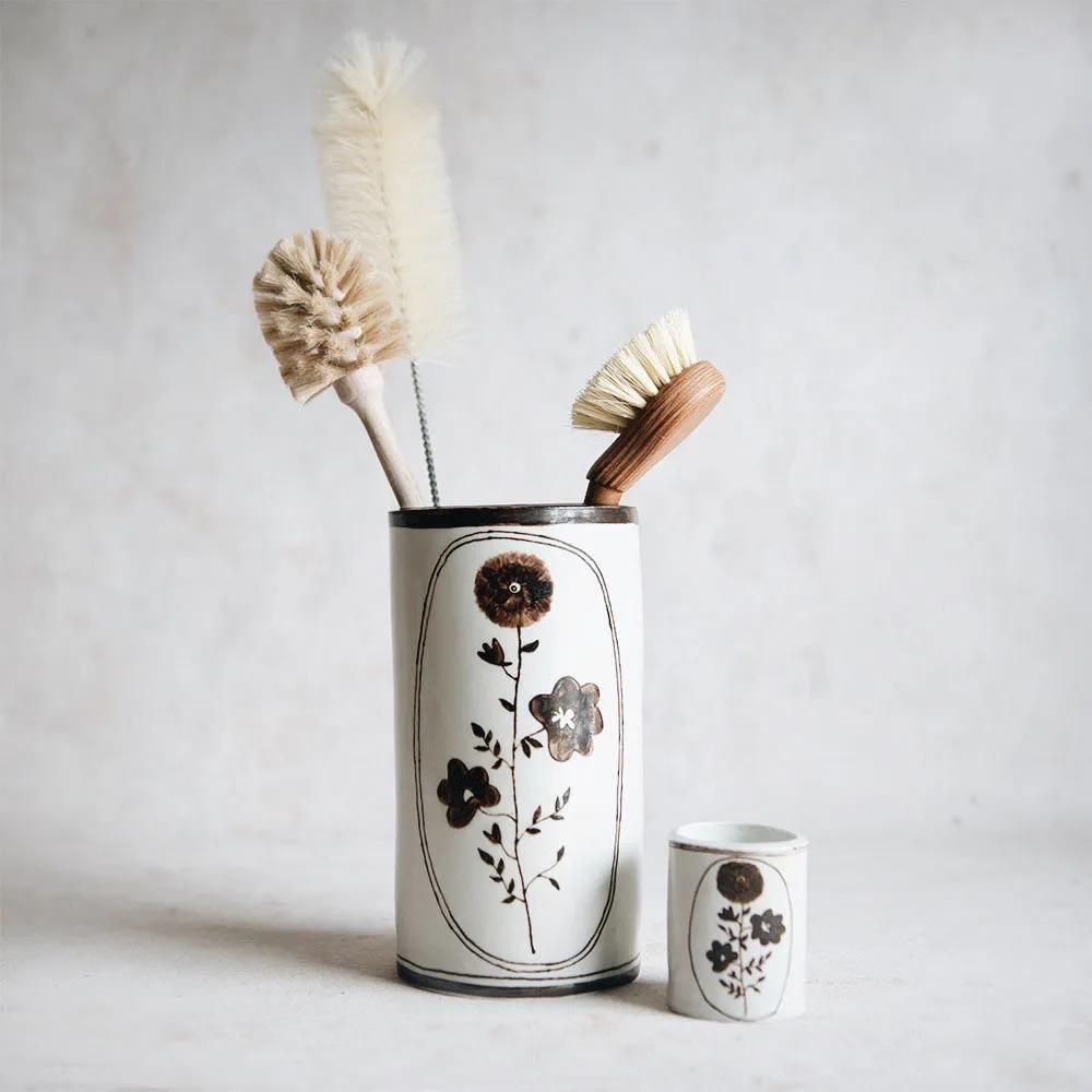 Hand-painted Porcelain Posy Vessel