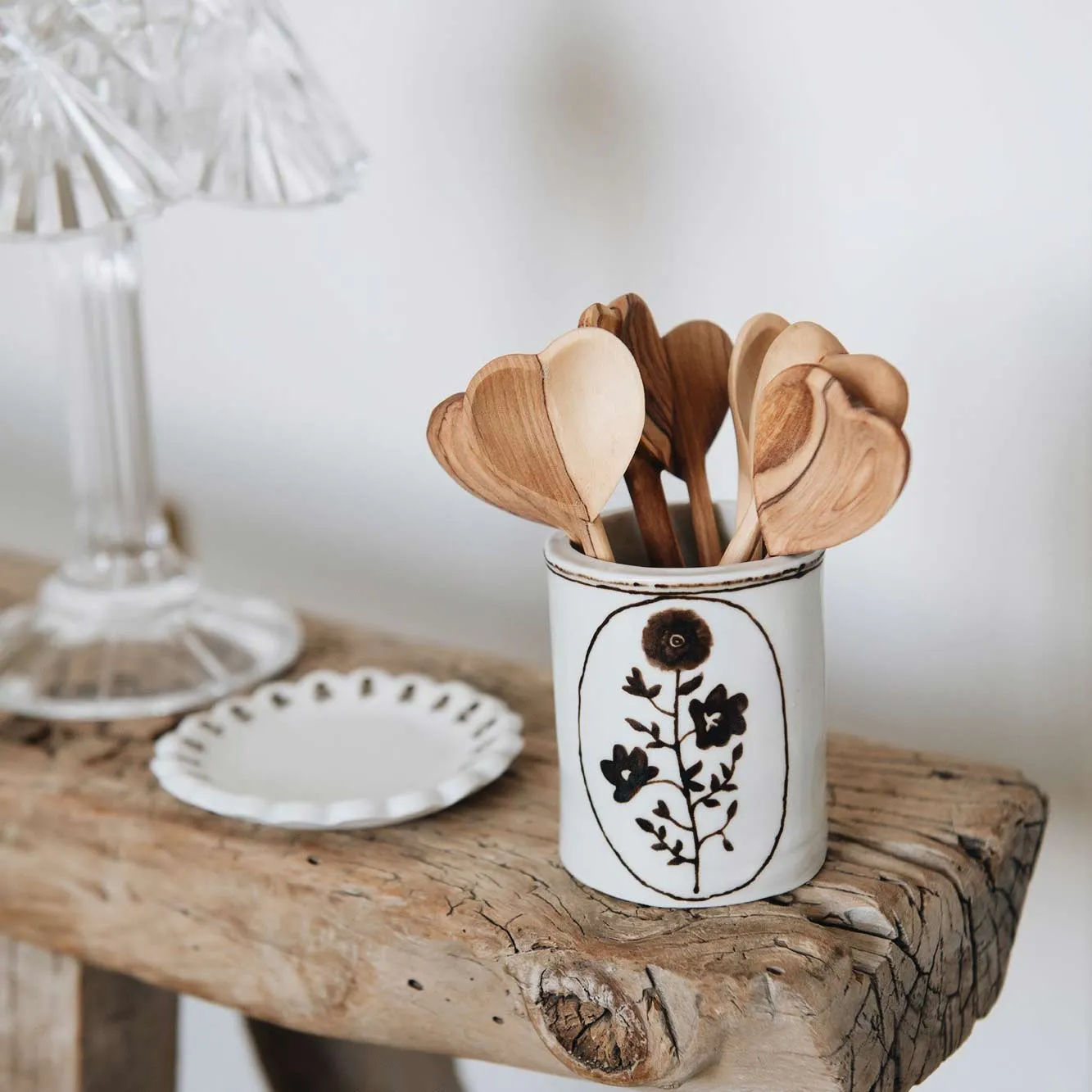 Hand-painted Porcelain Posy Vessel