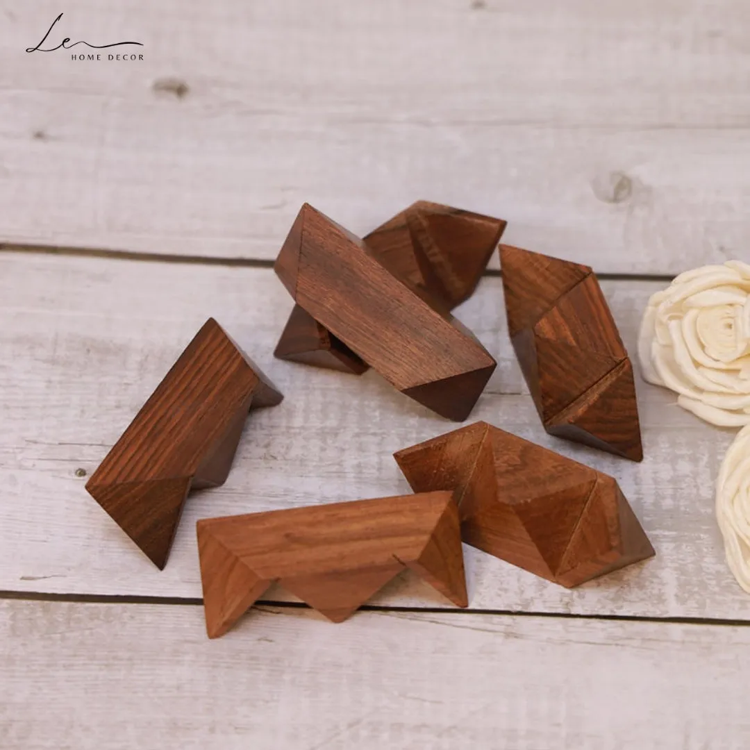 Handcrafted Wooden Puzzle Set of 2