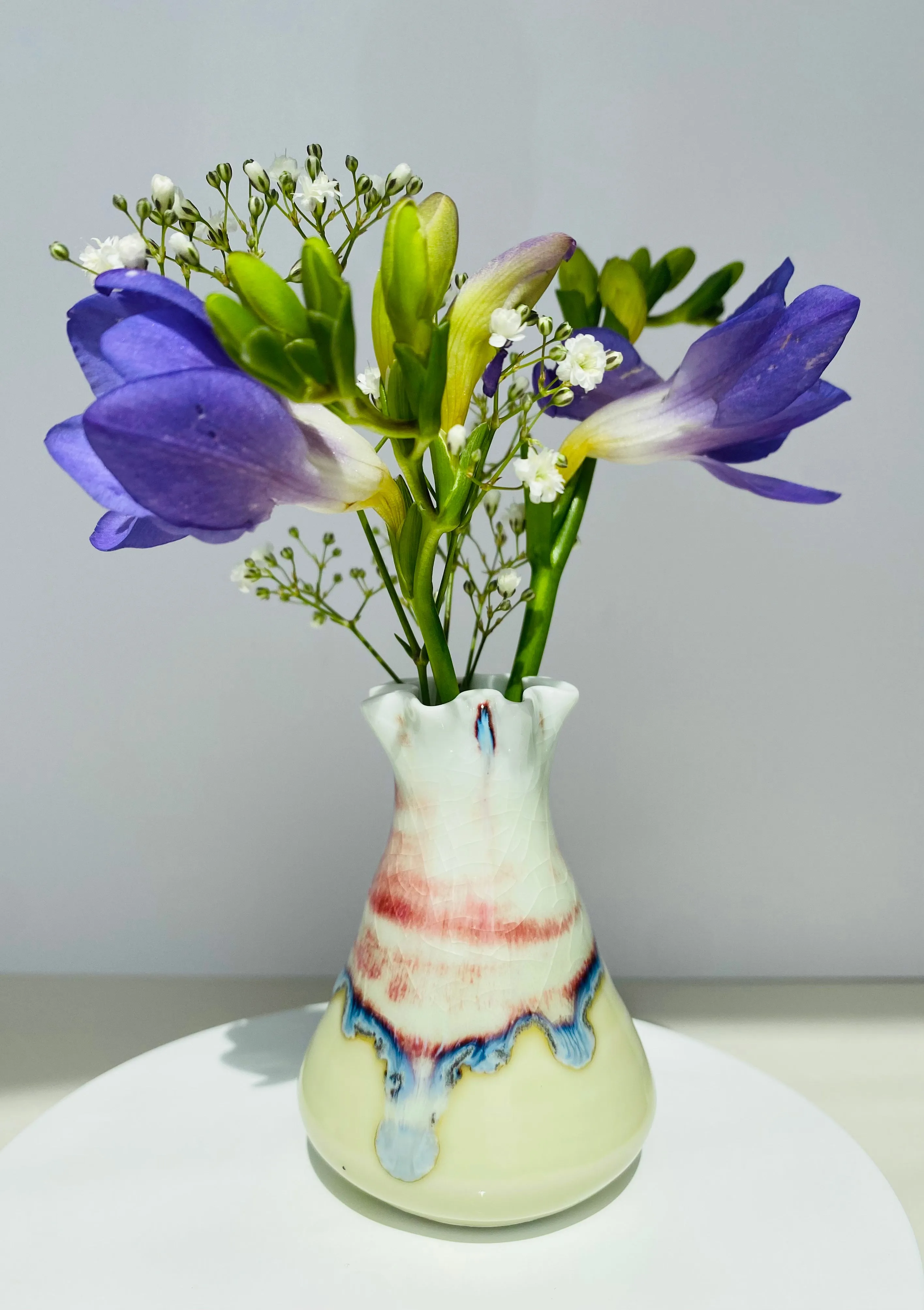 Handmade Buttermilk Colour Little Vases