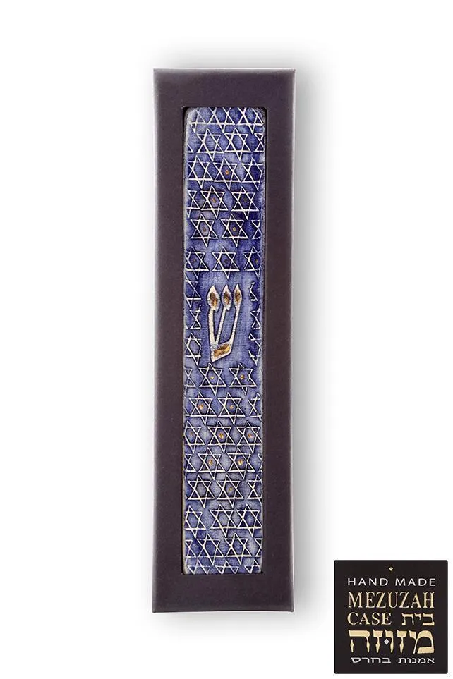 Handmade Ceramic Mezuzah Tiferet Model