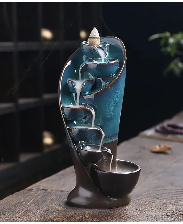 Handmade Waterfall Incense Burner Diffuser