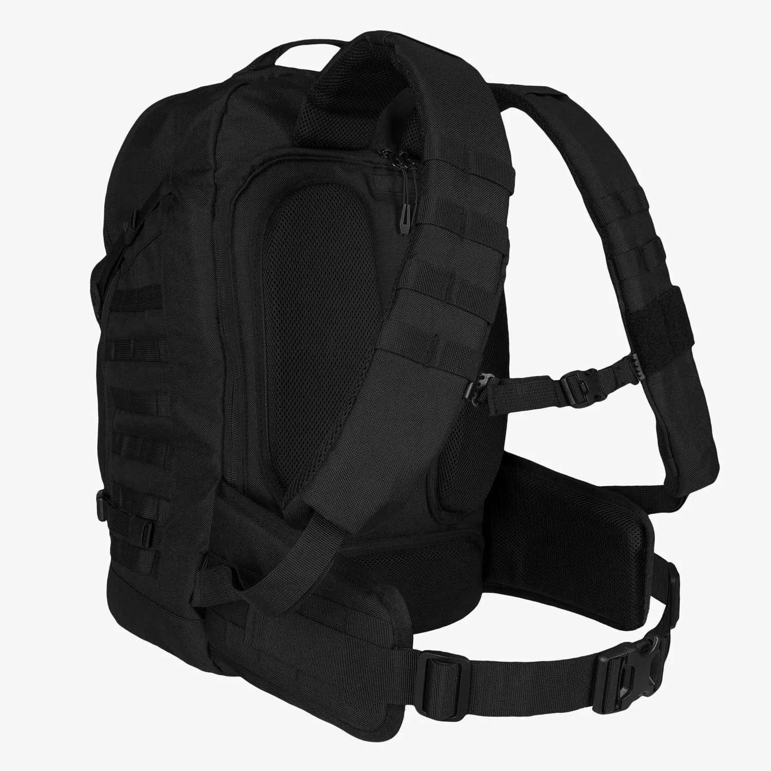 Highlander Harrier Full Clamshell Pack - 45L Black