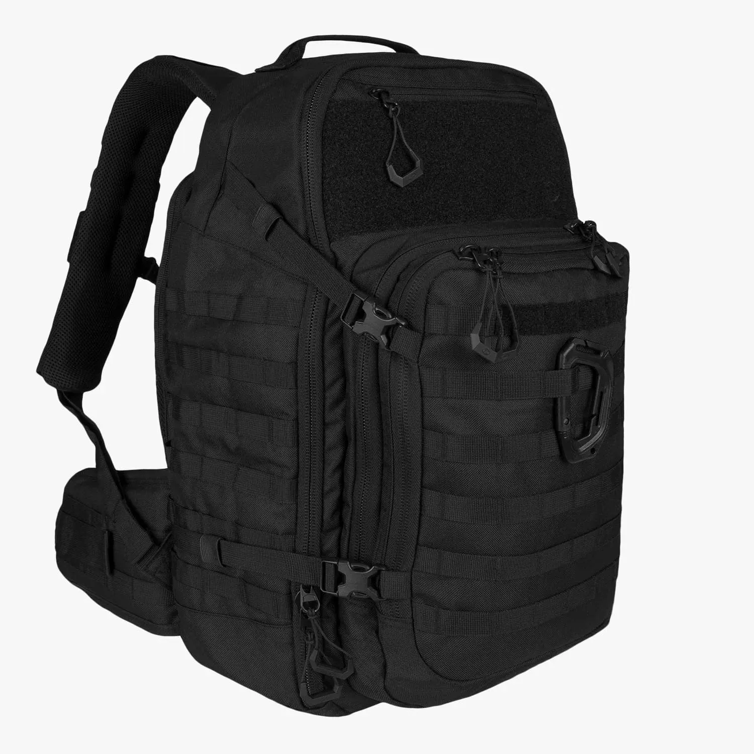 Highlander Harrier Full Clamshell Pack - 45L Black