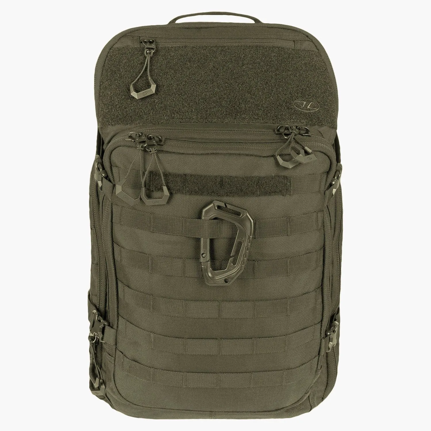 Highlander Harrier Full Clamshell Pack - 45L Ranger Green