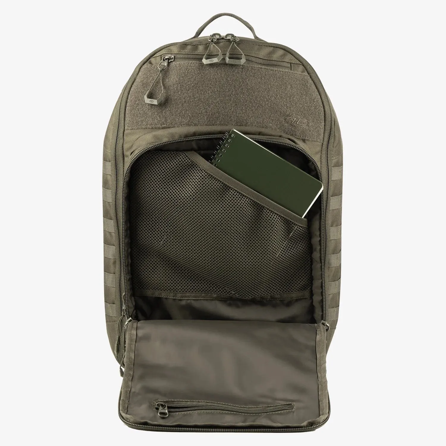 Highlander Harrier Full Clamshell Pack - 45L Ranger Green